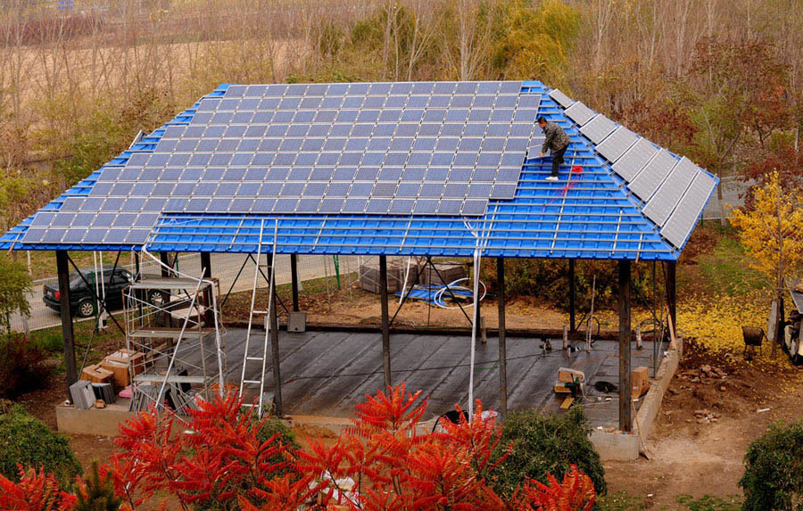 L'énergie solaire offre une vie à faibles émissions de carbone