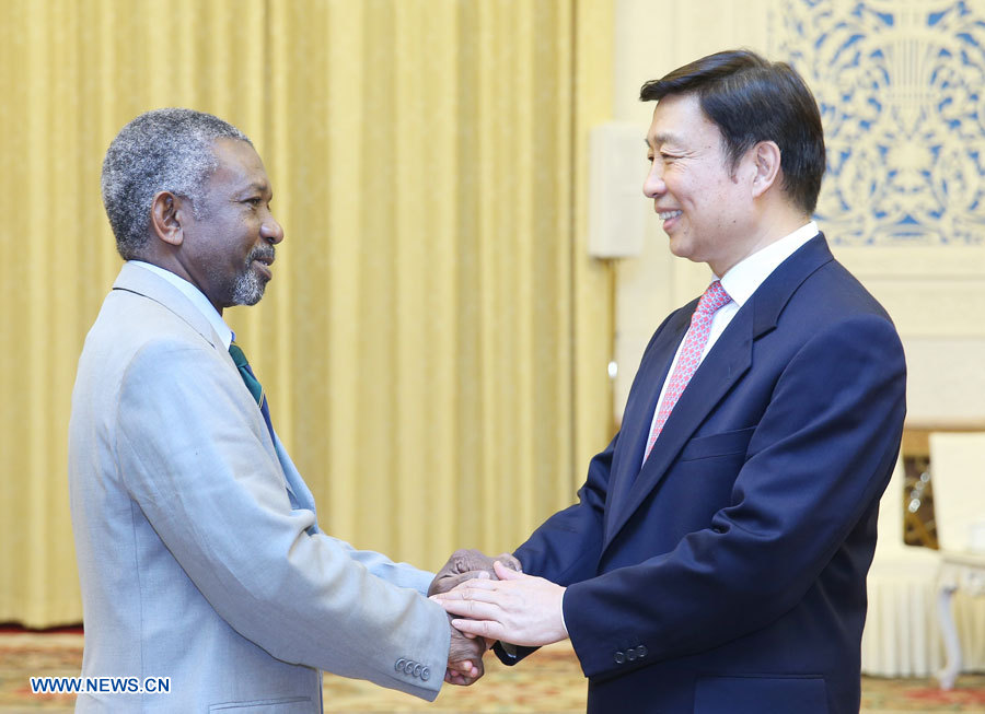 Le vice-président chinois rencontre des h?tes tanzaniens