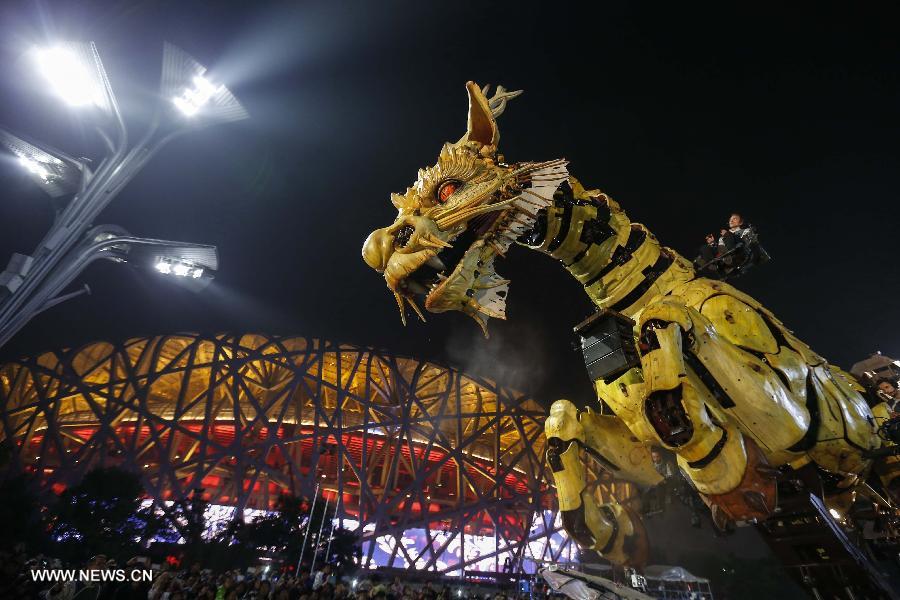 Le public chinois invité à découvrir un spectacle fran?ais "Long Ma, l'esprit du cheval dragon" 