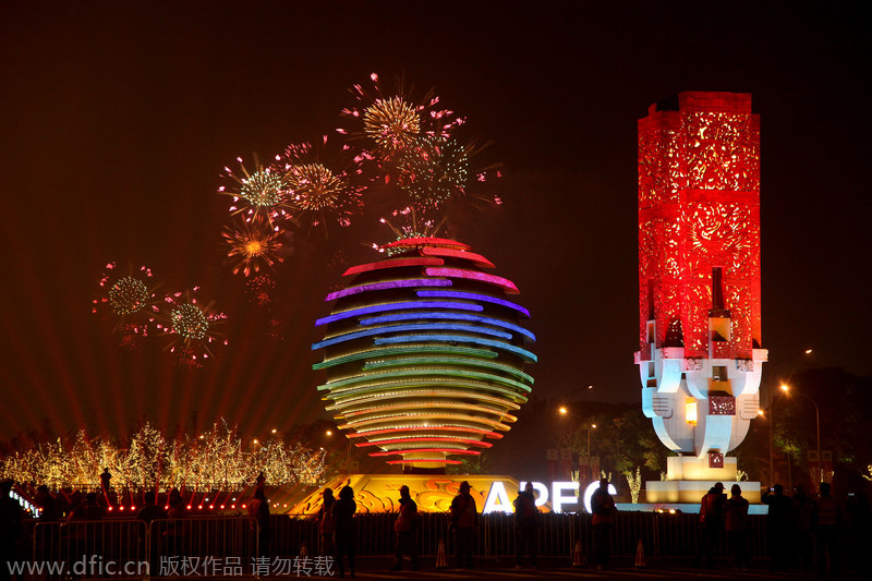 Répétition pour les feux d'artifice de l’APEC