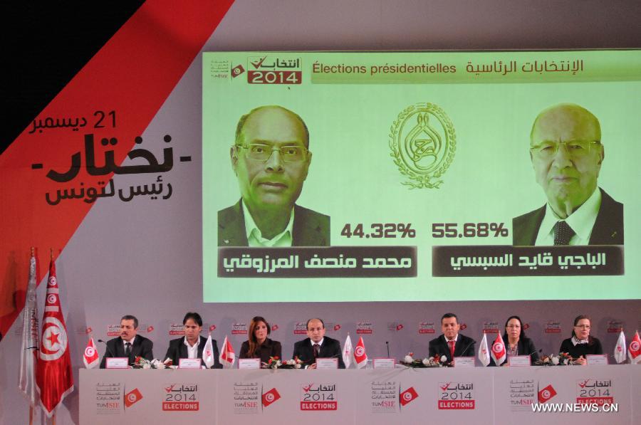 Tunisie: Béji Ca?d Essebsi remporte le second tour de la présidentielle