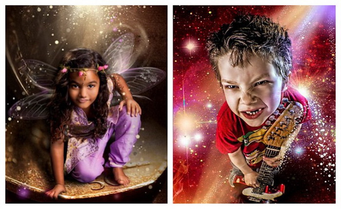 Sahana Hoyle, 4 ans, devient une vraie petite fée. Cody Chambers, 7 ans, est devenu lui une pop star.