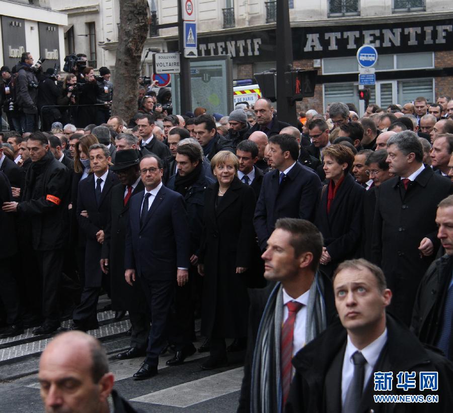 Paris : la planète en marche contre le terrorisme