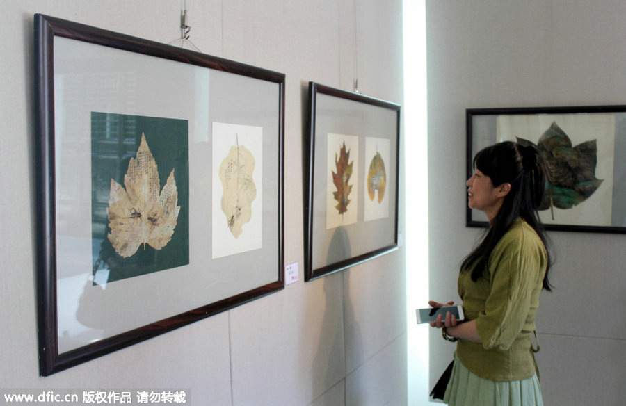 Peintures sur feuilles à Suzhou