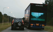 Samsung lance les premiers camions de livraison ? transparents ?