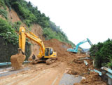 Glissements de terrain dans le sud ouest de...