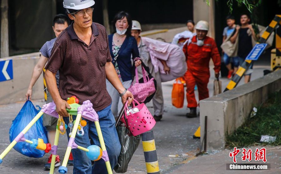 En images : la vie près du site des explosions de Tianjin