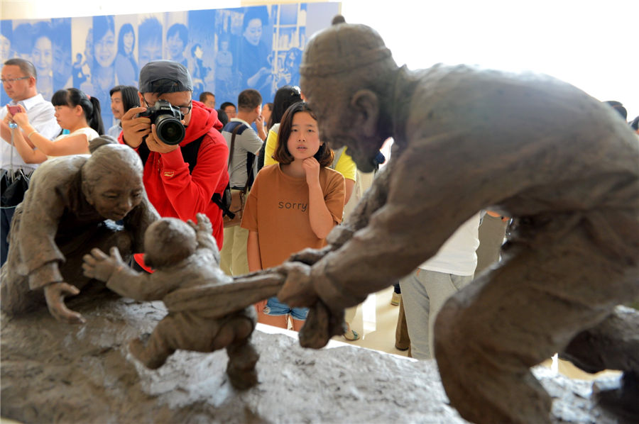 Route de la Soie : exposition de sculptures à Lanzhou