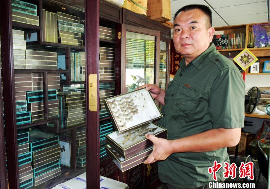 Une famille chinoise et son musée de papillons