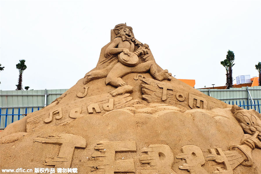 Des sculptures de sable en vedette dans le Hunan