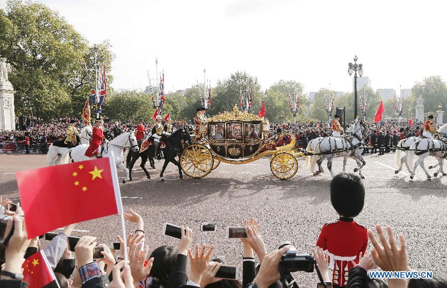 Le Royaume-Uni organise un accueil royal pour le président chinois en visite d'Etat