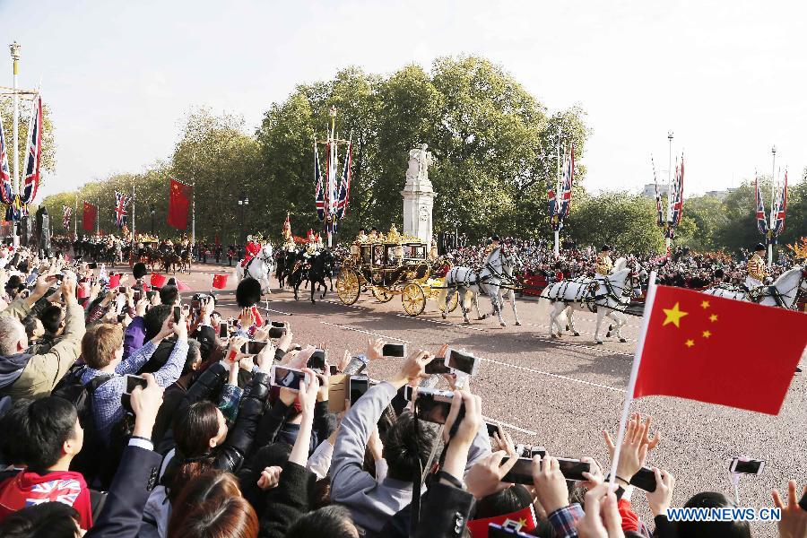 Le Royaume-Uni organise un accueil royal pour le président chinois en visite d'Etat