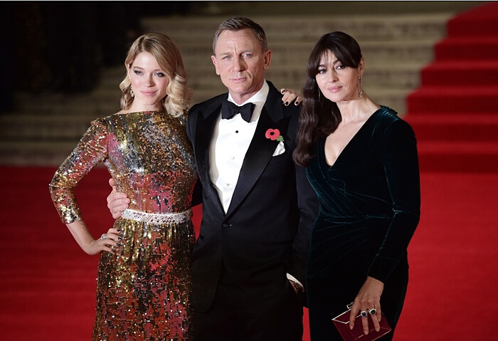 Première mondiale à Londres du ? Spectre ?, le dernier opus de 007