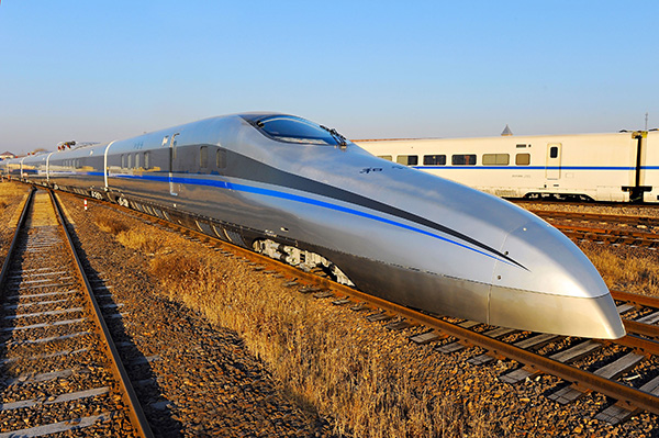 Des trains en Chine dépassant les 500 km/h ?