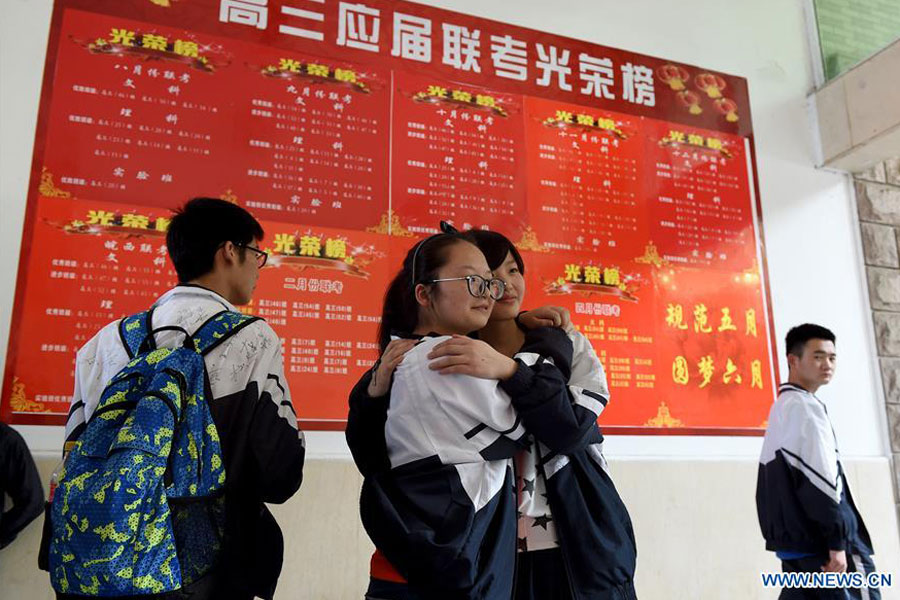 Des adieux, avant l'incontournable Gaokao