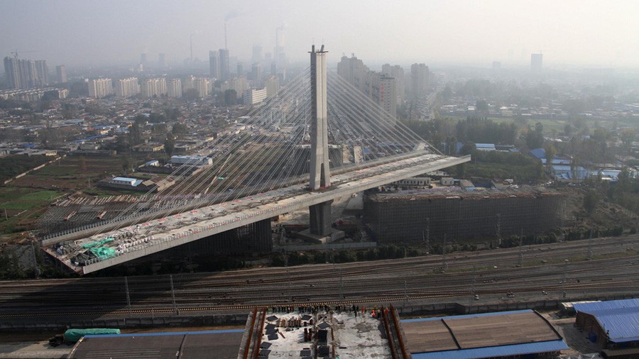 Le plus lourd pont à haubans du monde est chinois