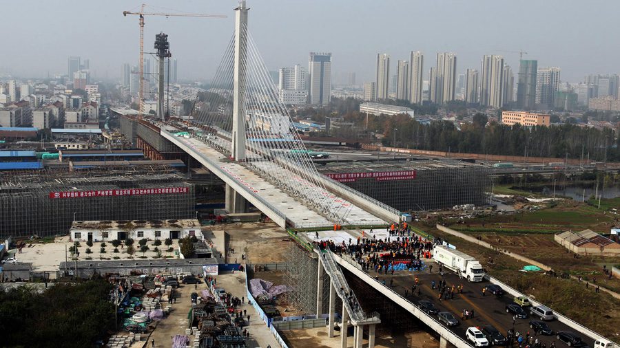 Le plus lourd pont à haubans du monde est chinois