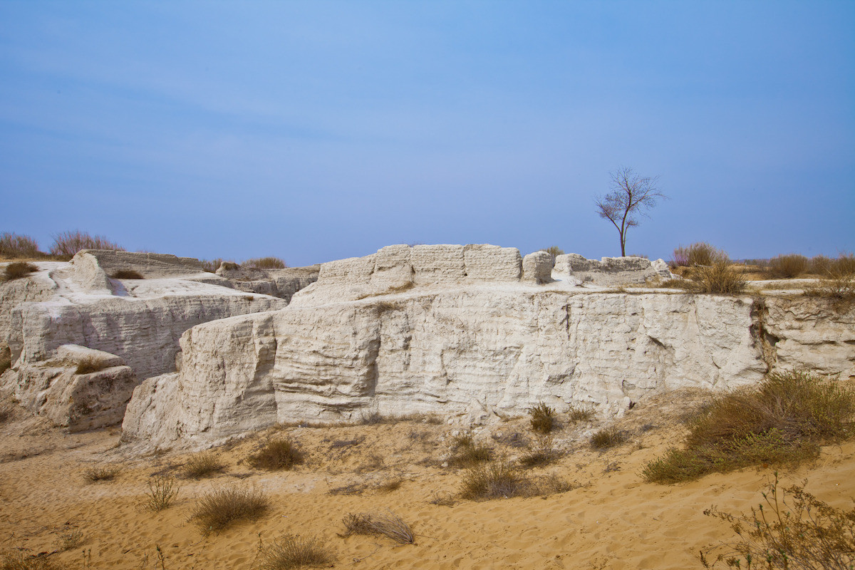 Tongwancheng, ancienne capitale des Xiongnu