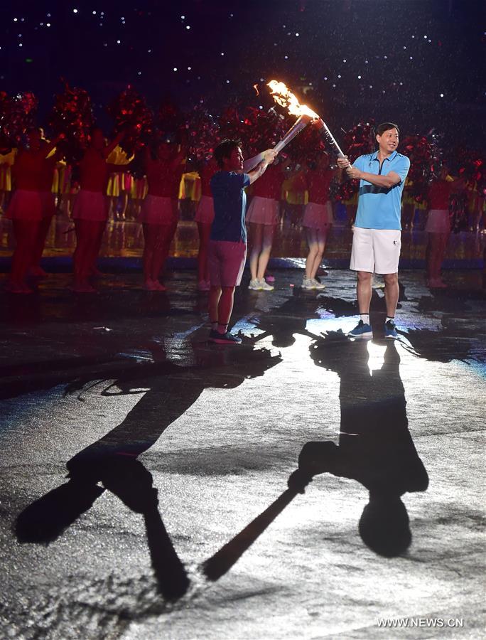 Chine : cérémonie d'ouverture des 13e Jeux nationaux à Tianjin