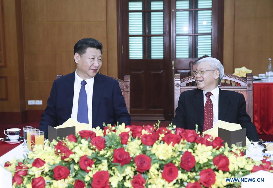 Le président chinois salue les solides relations entre la Chine et le Vietnam