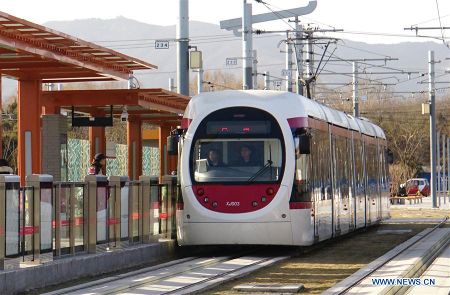 Chine : mise en service d'une nouvelle ligne de tram en banlieue de Beijing