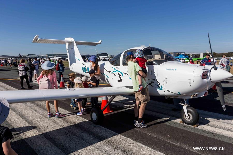 Forte affluence à la journée portes ouvertes de l'aéroport de Canberra