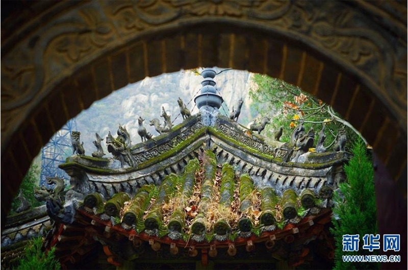 Paysages d'automne au Temple de Shaolin