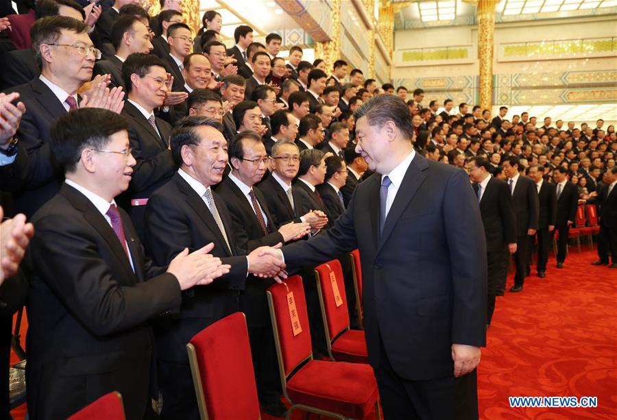 Xi Jinping rencontre les représentants de la mission Chang'e-4