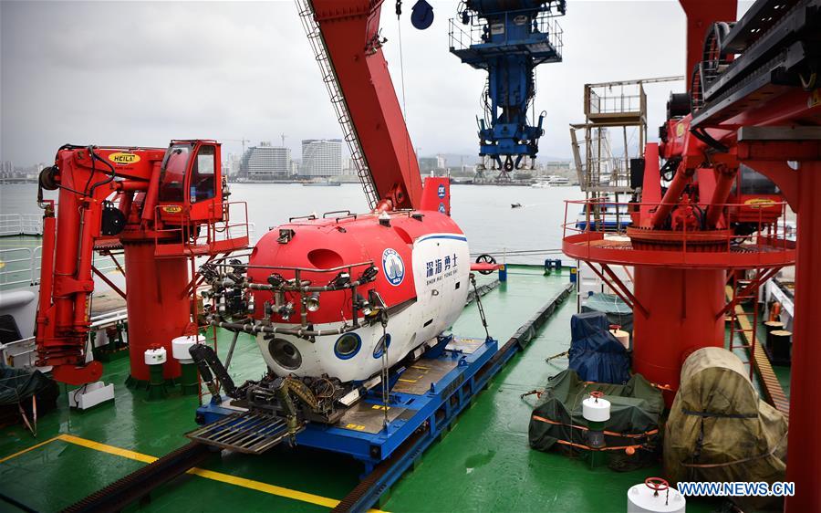 Le nouveau submersible chinois achève sa mission