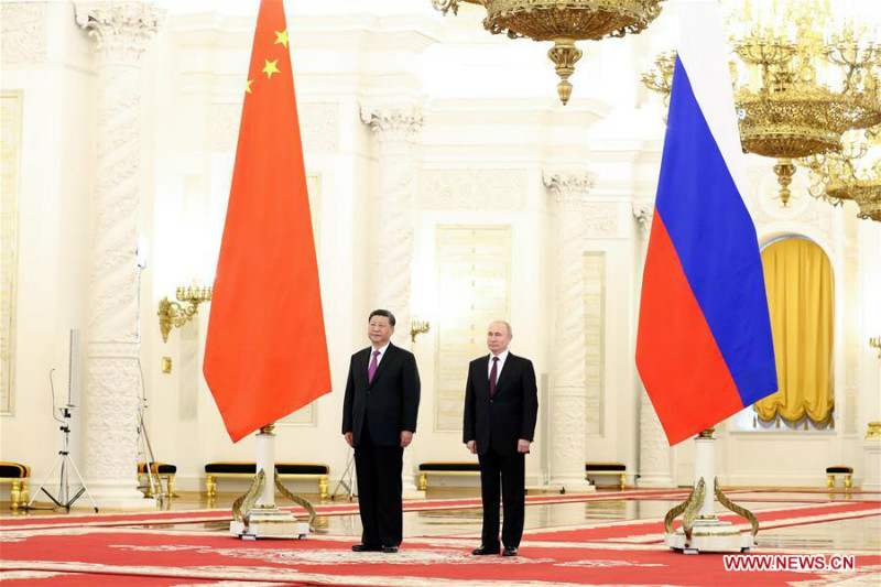 La Chine et la Russie conviennent d'élever leurs relations au niveau d'un partenariat de coordination stratégique global pour une nouvelle ère