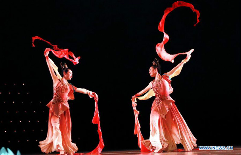 Une représentation de danse à Beijing