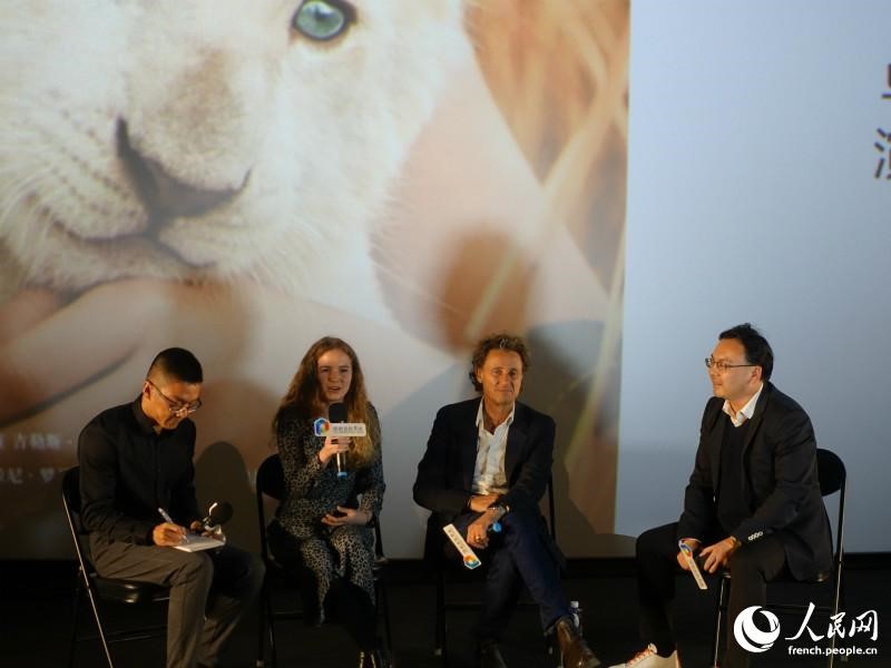 Le public de Beijing touché par le film fran?ais ? Mia et le Lion Blanc ?