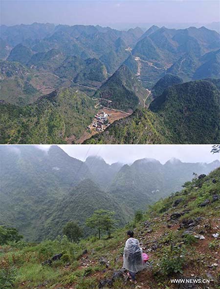 Guangxi : des routes construites dans les montagnes reculées du comté de Dahua pour lutter contre la pauvreté