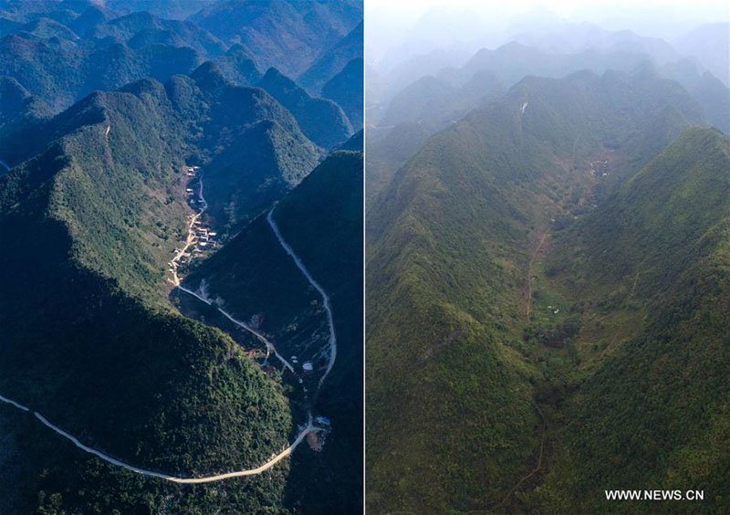 Guangxi : des routes construites dans les montagnes reculées du comté de Dahua pour lutter contre la pauvreté