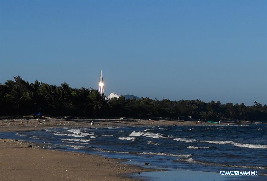 La Chine lance une fusée porteuse Longue Marche-5B