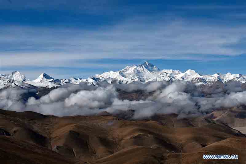 Paysages de la réserve naturelle nationale du mont Qomolangma