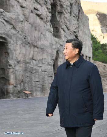 Xi Jinping met l'accent sur la protection des grottes de Yungang