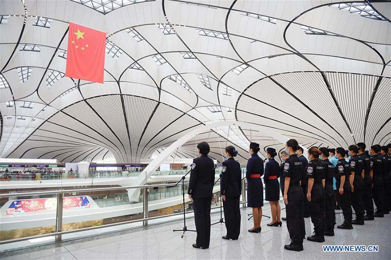 Chine : l'aéroport international Daxing de Beijing célèbre sa première année d'exploitation