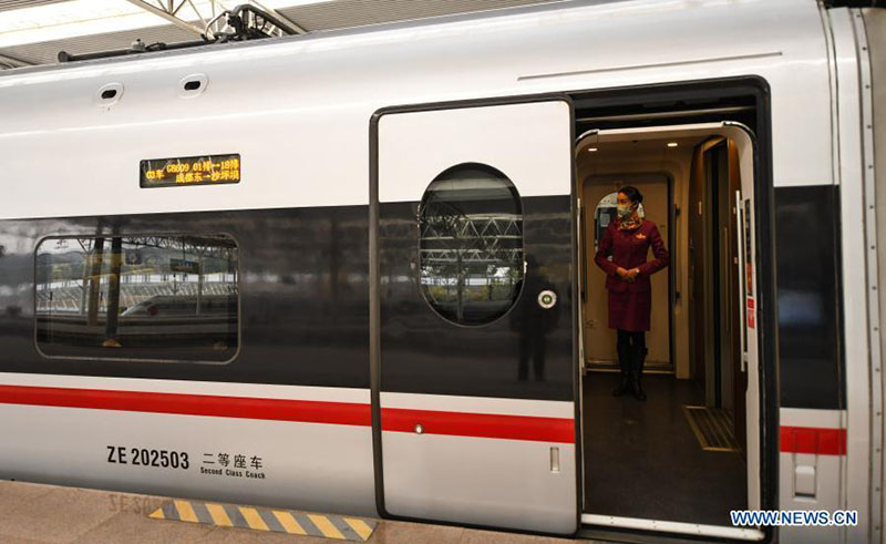 La Chine lance un service de ? compartiments silencieux ? dans des trains à grande vitesse