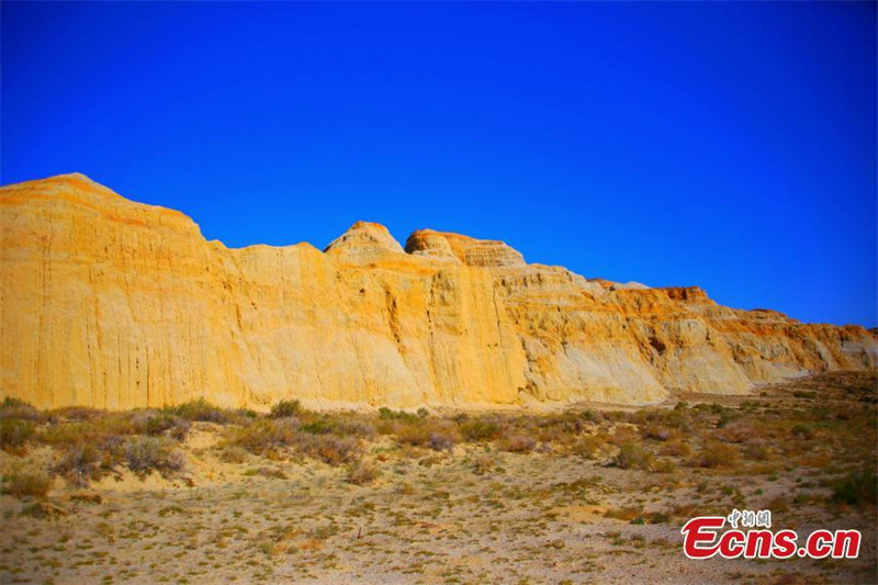 Les paysages du site pittoresque de la Cité du Diable au Xinjiang