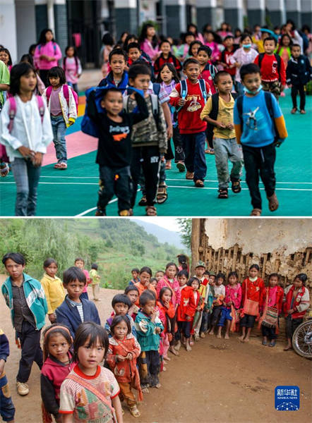 Les grands changements d'une école d'un village de montagne durant 17 ans