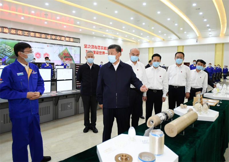 Xi Jinping inspecte la province chinoise du Shaanxi