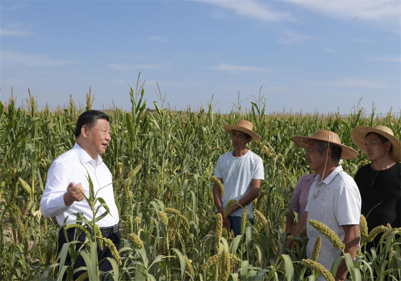 Xi Jinping inspecte la province chinoise du Shaanxi