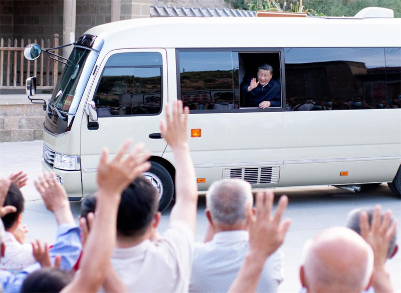 Xi Jinping inspecte la province chinoise du Shaanxi