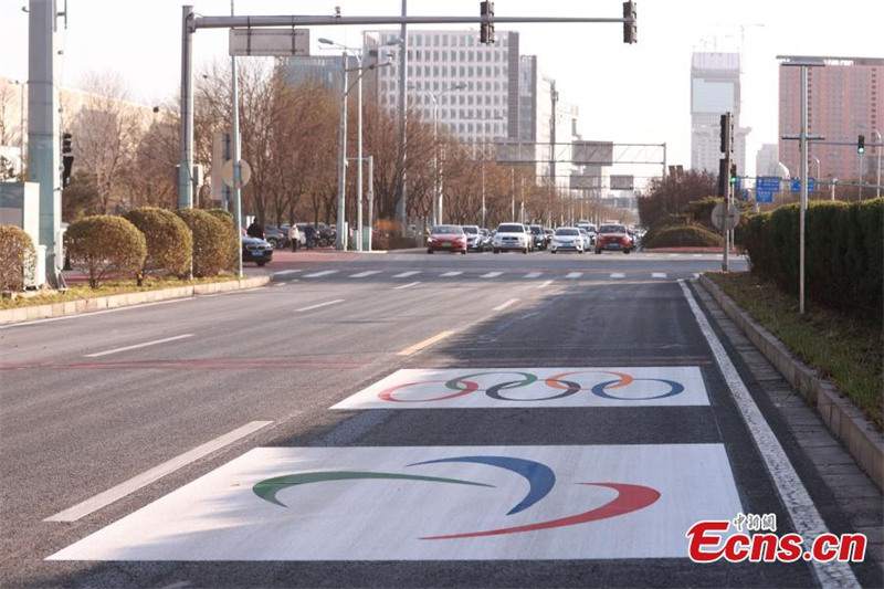 Beijing commence à marquer des voies spéciales pour les Jeux olympiques d'hiver