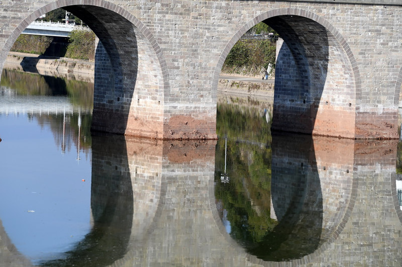 Huangshan, dans la province de l'Anhui : le projet de réparation du pont Zhenhai de la dynastie Ming a obtenu l'acceptation d'achèvement