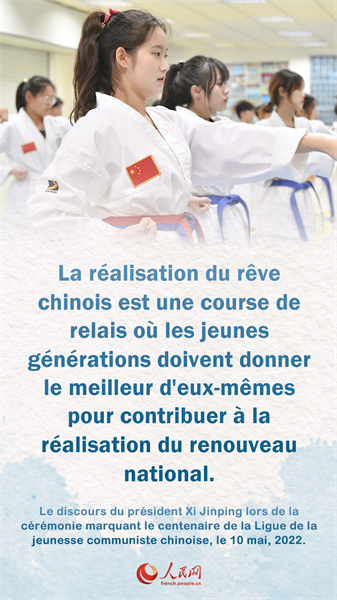 Les points saillants du discours prononcé par le président Xi Jinping lors de la cérémonie marquant le centenaire de la Ligue de la jeunesse communiste chinoise