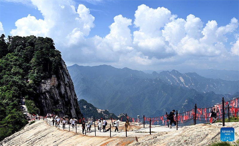 Shaanxi : le site touristique du mont Huashan