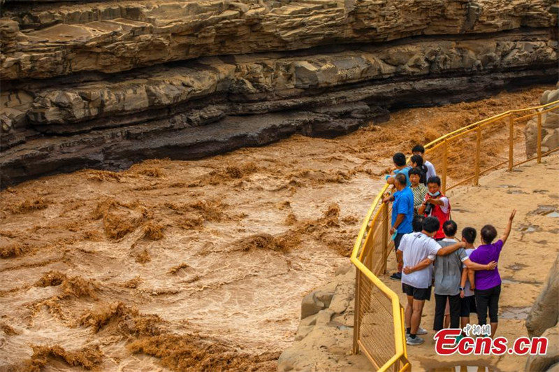 Shanxi / Shaanxi : des vues magnifiques de la cascade de Hukou