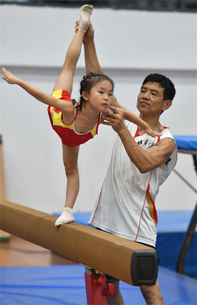 Une enfance de gymnastique à Fuyang, dans l'Anhui